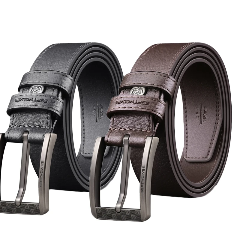 Pin Buckle Male Formal Suit Belts 