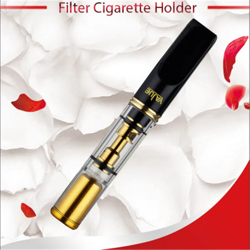 Смоляный держатель для сигарет моющийся хитовый мундштук с фильтром для сигарет обычного размера