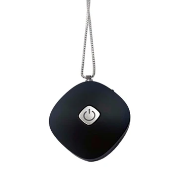 

Personal Air Purifier Necklace Wearable,Mini Portable Air Freshener Ionizer Negative Ion Generator Low Noise Ran