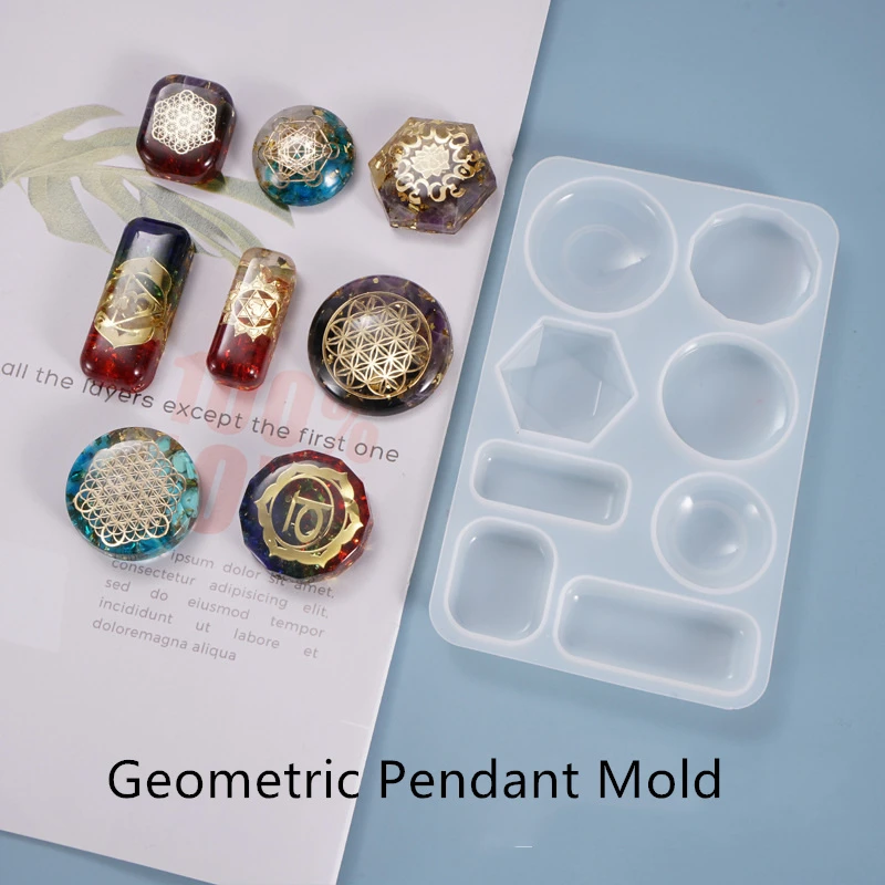 Mould Resin Tool Craft Crystal DIY Pendant Jewelry Making Silicone Mold Earring.