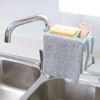 

Kitchen Faucet Clip Dish Cloth Clip Shelf Drain Dry Organizer Sink Storage Rack Small Hook Can Accept Fruit Scraper with Rope