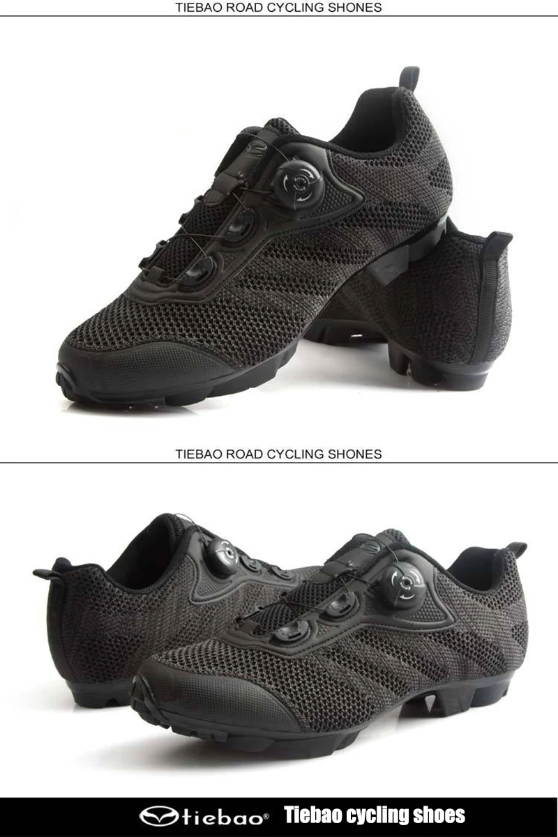 Tiebao Cycling Shoes Sapatilha Ciclismo Mtb  Men sneakers Lightweight Self-locking bicicleta chaussure vtt Mountain Bike Shoes