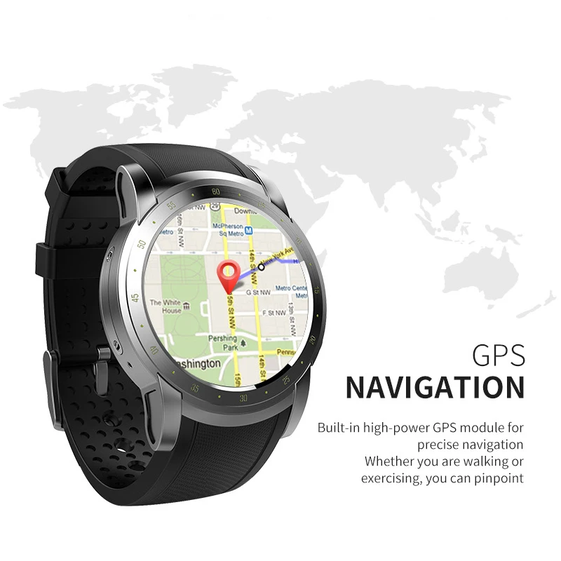 Умные часы HW1, водонепроницаемые, пульсометр, шагомер, BT 4,0, 3G, Wi-Fi, gps, SIM, для iPhone, умные часы, мужские, беспроводные устройства