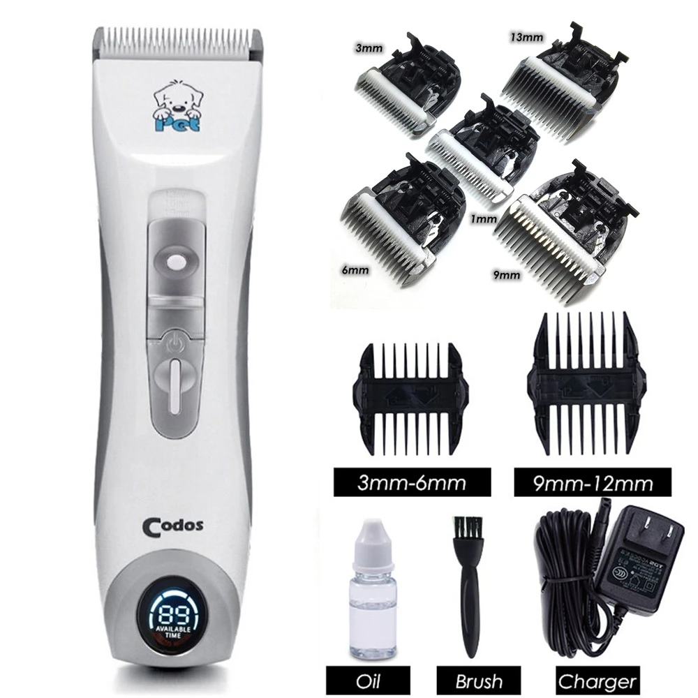 Codos Cp9600 Dog Clippers Professional Dog Hair Clipper Pet Cat Shaver  Electrical Grooming Trimmer Rechargeable Haircut Machine - Pet Hair Trimmer  - AliExpress