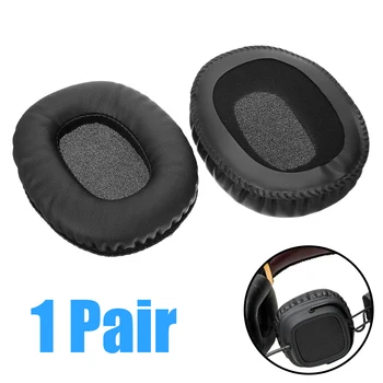 

Black Ear Pad Cushion Replacement Earpads Foam Cover Compatible For Marshall Monitor Over Ear Headphones Headset