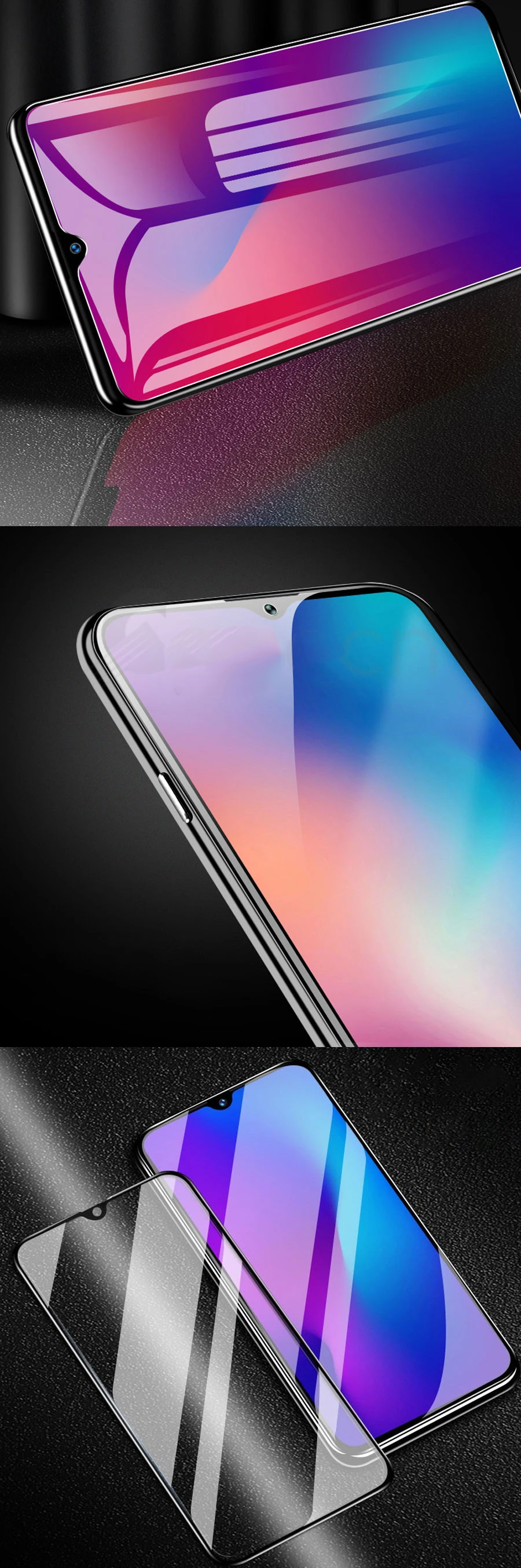 IviLongTail 9D закаленное Стекло пленка для samsung Galaxy M10 M20 M30 M40 A10 A20 A30 A40 A50 A60 A70 A80 A90 Полный Защитная крышка