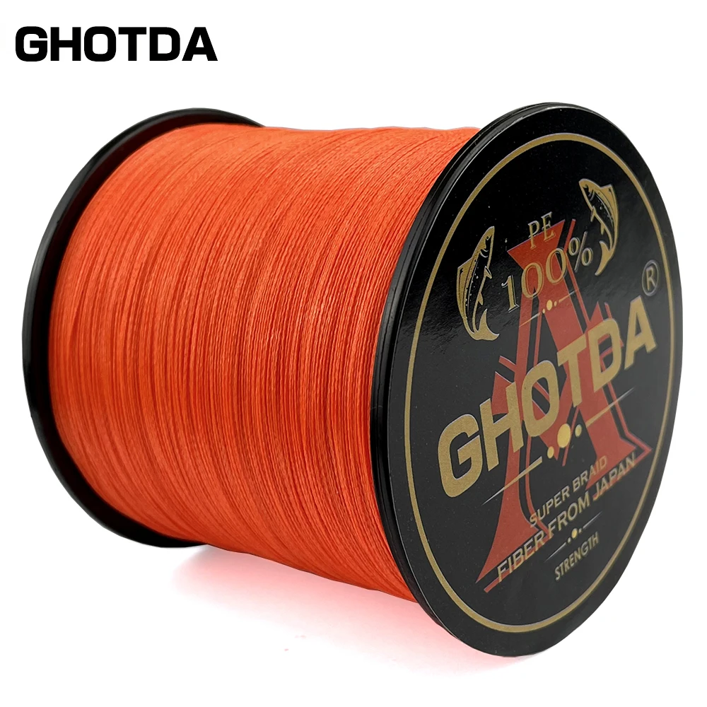 

GHOTDA X8 X4 Braided Fishing Line 300M 8 Strands 4 Strands Strong PE Fishing Line Multifilament Durable Fishing Line