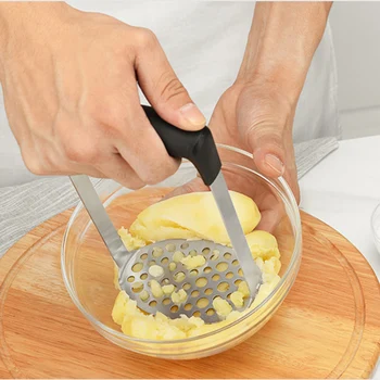 

Potato Clay Crusher Kitchen Tools Gadgets Creative Household Goods Sweet Potato Clay Crusher Slip-Proof Handle Potato Planer Set