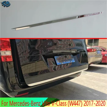 

For Mercedes-Benz Vito (W447) V-Class 2017-2020 Stainless Steel Tail Gate Door Cover Trim Rear Trunk Molding Bezel Styling