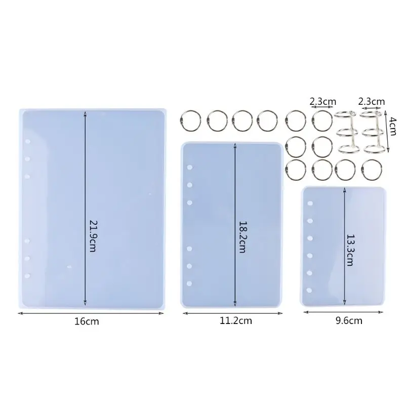 

DIY Handmade Epoxy Molds Notebook Silicone Mold Set Resin Crafts Making Accessories