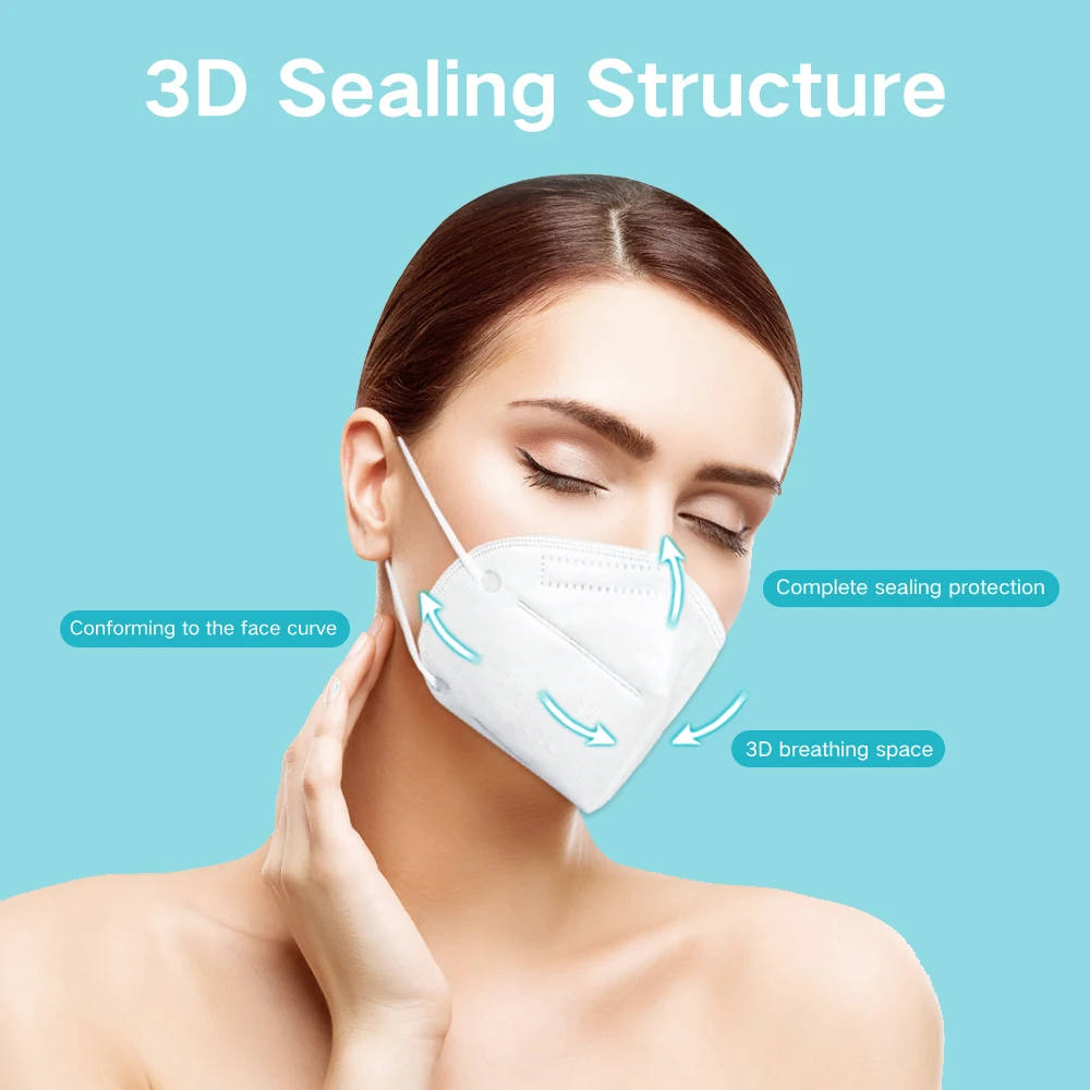 

20 Pcs Mask Half Face Dust Gas Mask KN95 Masks Respirator Safety Protective Mask Anti Dust Anti Organic Vapors PM2.5 Fog