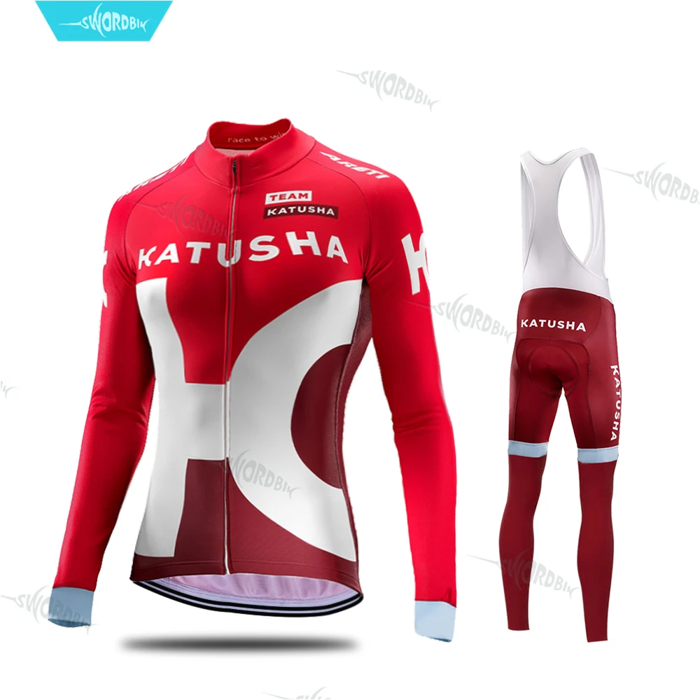 Для женщин Pro Team с длинным рукавом Джерси наборы леди Велоспорт одежда Alpecin MTB Одежда Триатлон дышащий УФ Весна Осень цикл комплект