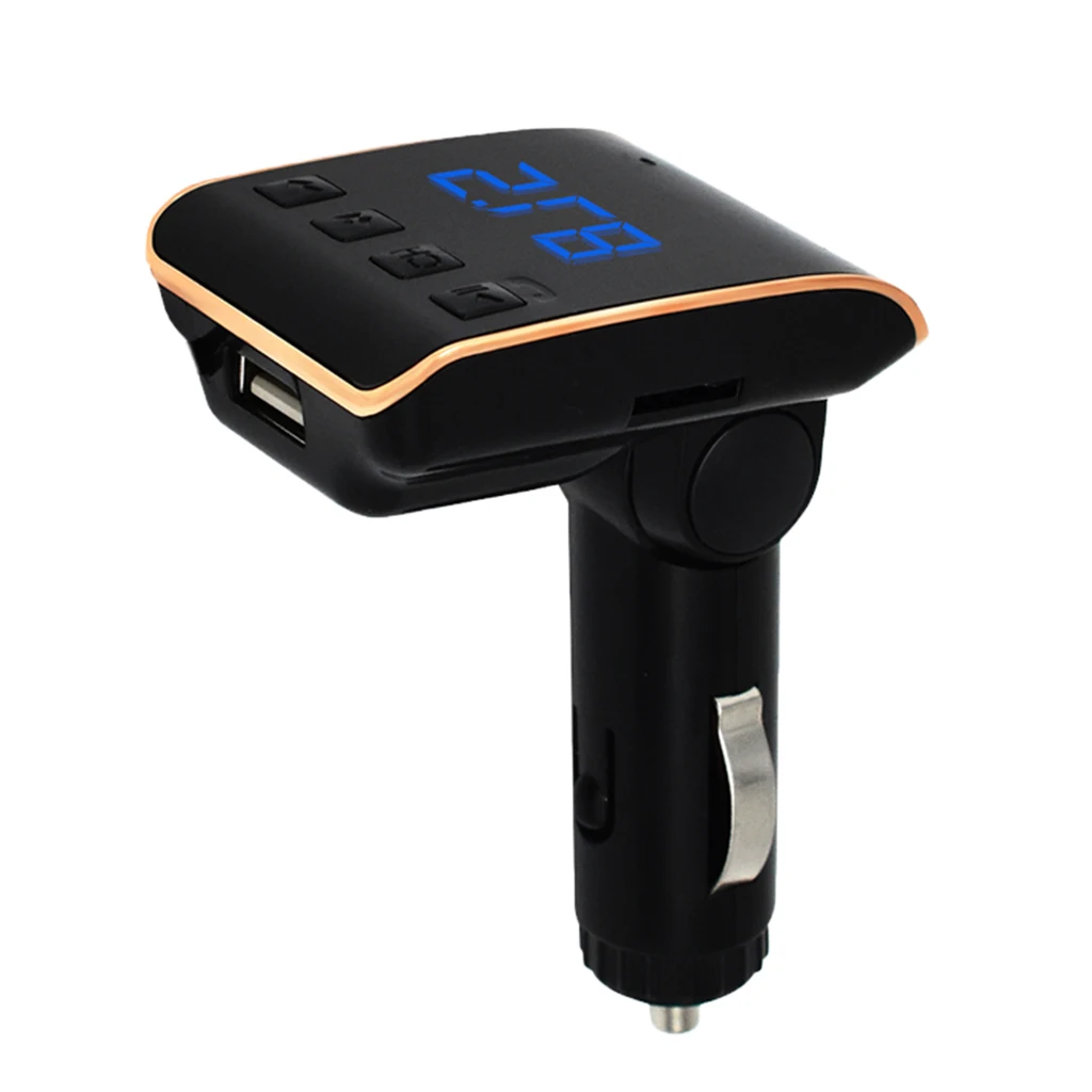 FM передатчик Aux модулятор BT 4,2+ EDR Handsfree Car комплект автомобильный аудио MP3 плеер Micro USB и 8-контактный зарядный Автомобиль RV ATV Зарядное устройство