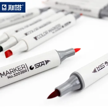 

STA, Tower 3203br Soft Head Alcohol Oily Anime Mark Pen Anime Clothing Design Hand-Painted Single Bottle