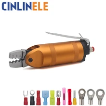Pneumatic Air Crimping Pliers Crimper Shear Cutter Tools Metal for Wire Connector Terminal Nipper Parts Clamp scissors Body Head