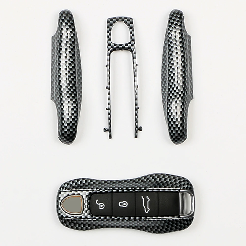 High Quality car key case wallet set keyfob 3 Buttons For Porsche Cayenne- Panamera- Remote ABS Car Styling