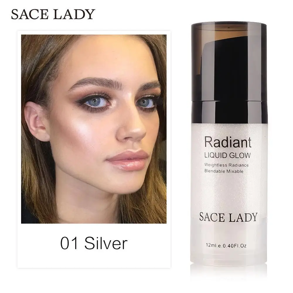 SACE LADY жидкий Хайлайтер для макияжа лица осветитель светящийся макияж