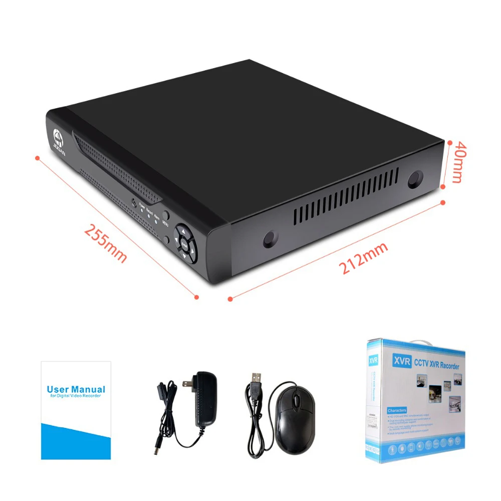 Gravador de Vídeo Analógico 5in1 Câmeras ip hd P2p Nuvem H.264 Vga Hdmi Cvi Híbrido Dvr 16ch Tvi Ahd 16 Dvr 16ch tvi ahd analógico 16ch 5in1