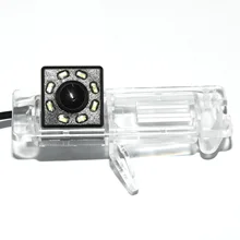 DC 12V Waterproof CCD Car Rear View Parking Reverse Backup Camera for Renault Clio 4 IV 2011~2012 White balance Auto