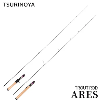شراءTSURINOYA آريس صب الغزل الصيد رود 1.4 متر 4.68 متر UL الطاقة S عمل إغراء WT 1-6 جرام خط 2-6lb فوجي أجزاء إغراء قضيب سمك السلمون المرقط قضبان