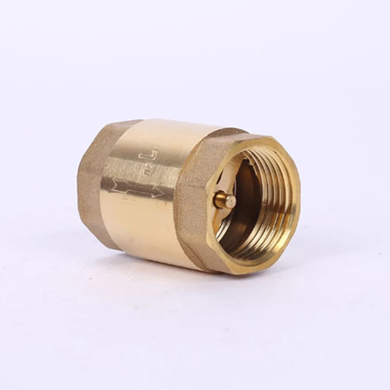 Латунный в линии пружинный обратный клапан резьба односторонний обратный клапан для жидкого газа AUG889
