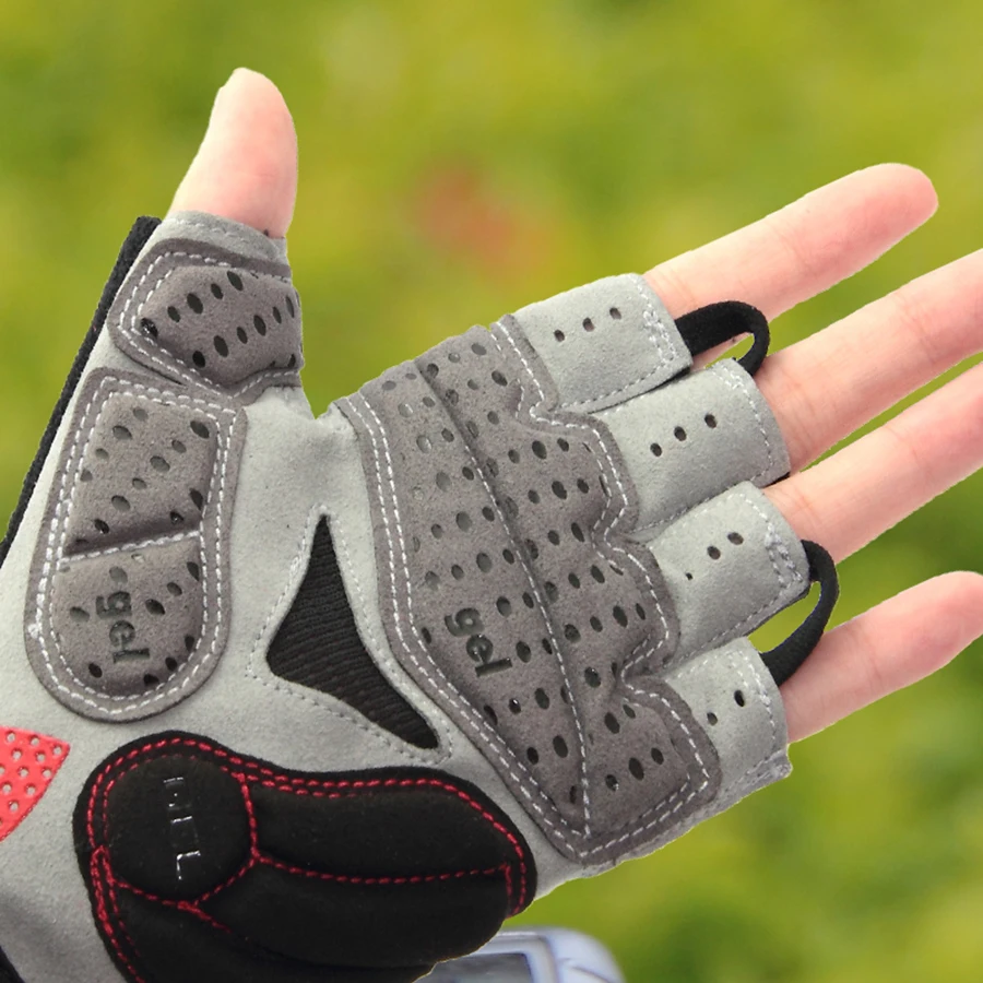 Cycling Gloves GUB Endurance Cycling Gloves Bicycle Bike Fingerless Gloves Silicone Half/Short Finger Extra Gel Double Gel-Vent Padding