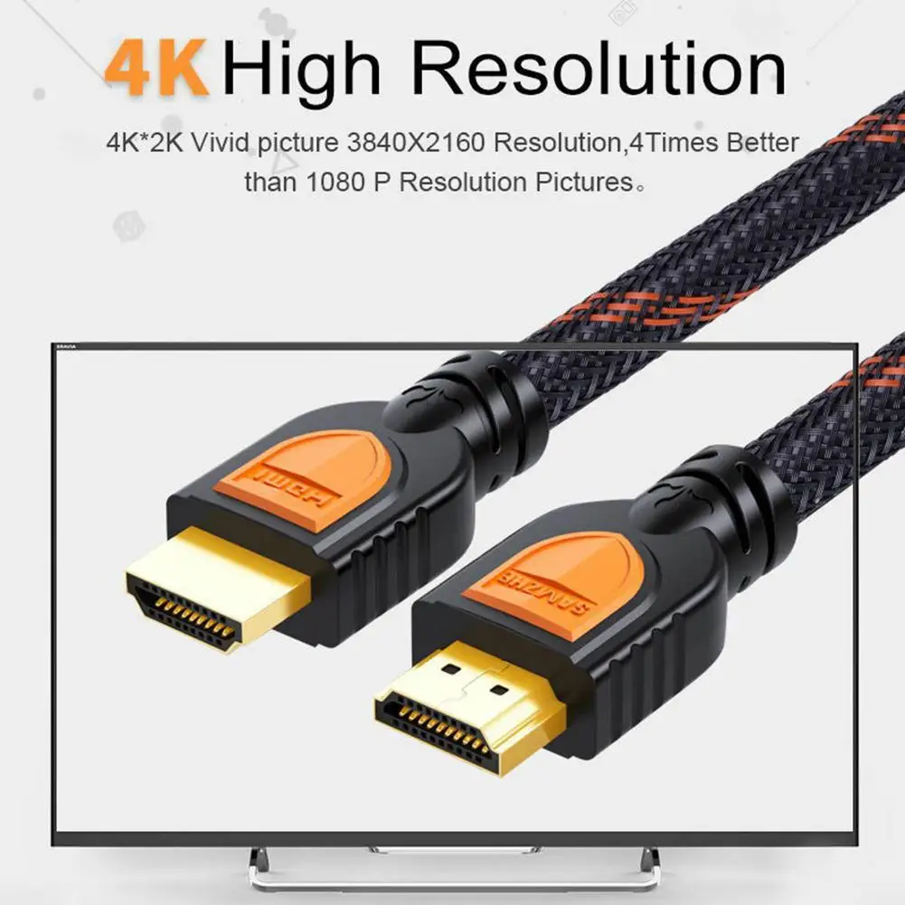 Кабель 4K/60 Гц 18 Гбит/с 3840x2160 HDMI 2 0|Кабели VGA| |