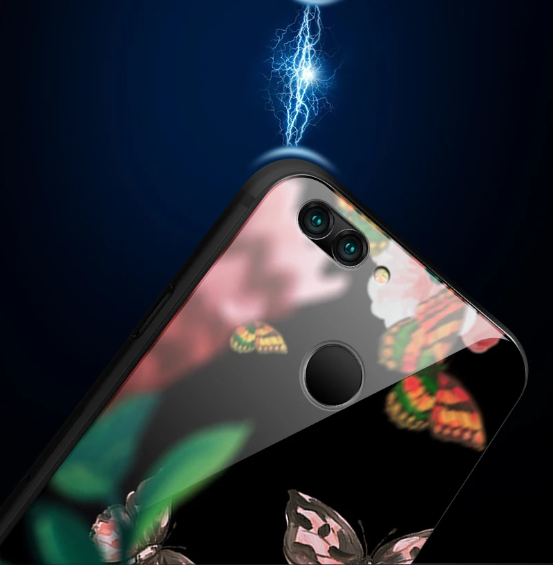 Для huawei Enjoy 9s чехол из закаленного стекла Mate20 Lite Pro Nova 4 3i 2 P20 P30 P Smart+ Honor Play роскошный чехол из ТПУ для задней защиты
