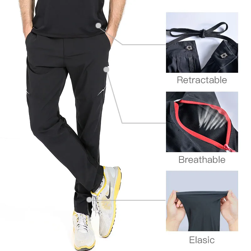 

New men cycling pants long sport bike pants quick dry anti-sweat breathable bicycle trousers reflective pants cycling clothing