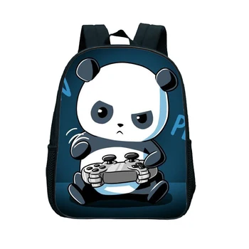 

Mochila Bookbag Cute Backpack Cat Panda Funny Backpack Mini Backpack Kids School Bags for Girls Boy Toddler Small Backpack Kids