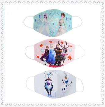 

3 Pieces Adult Kids Dust Mask Cute Cartoon Cotton Breather Mask Unisex Anti Pollution Washable Reusable Anime Cosplay Mouth Mask