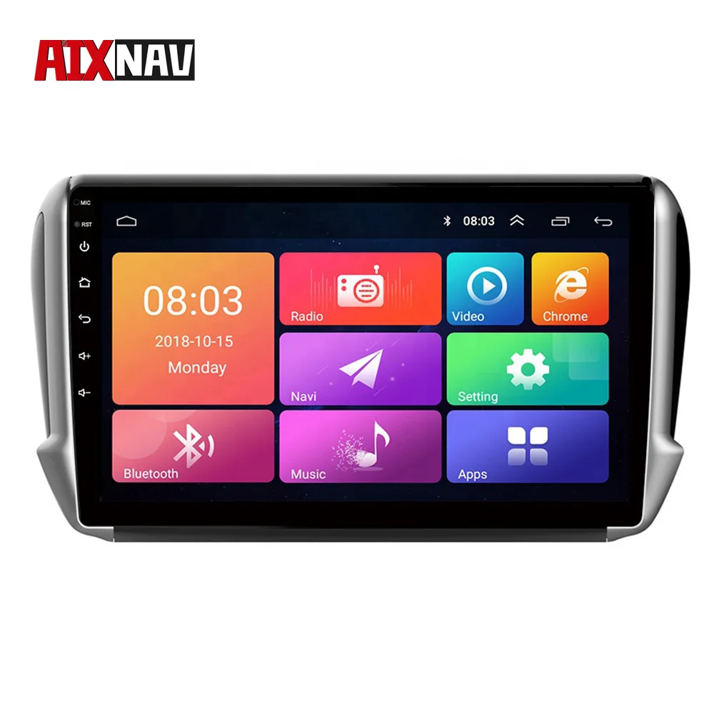 

10.1 Inch 1 Din Car Radio Rear View Camera Monitor Tourist Navigator GPS Navigation Truck HD Video Player For Peugeot 2008 2015