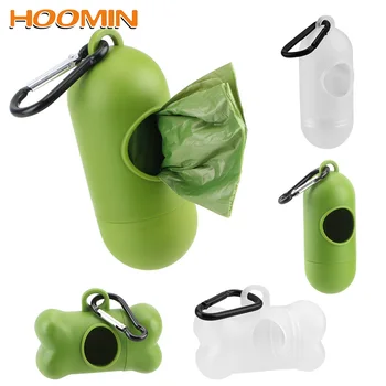 

HOOMIN Pet Waste Bags Outdoor Pet Trash Box Poop Trash Bag Storage Box Poop Bag Dispensers PE Garbage Holder Dispensers Portable
