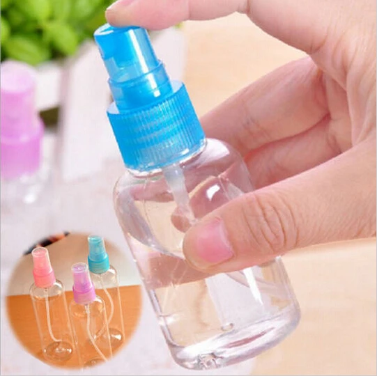 1Pc New Plastic Transparent 30ml Small Empty Spray Make Up And Skin Care Bottle Refillable Bottle
