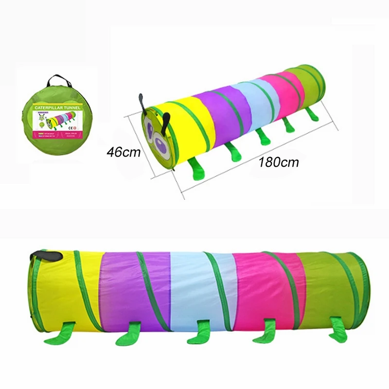CYSINCOS цветная игрушка для ползания, туннель для детей на открытом воздухе и в помещении, детские игры для ползания в палатку