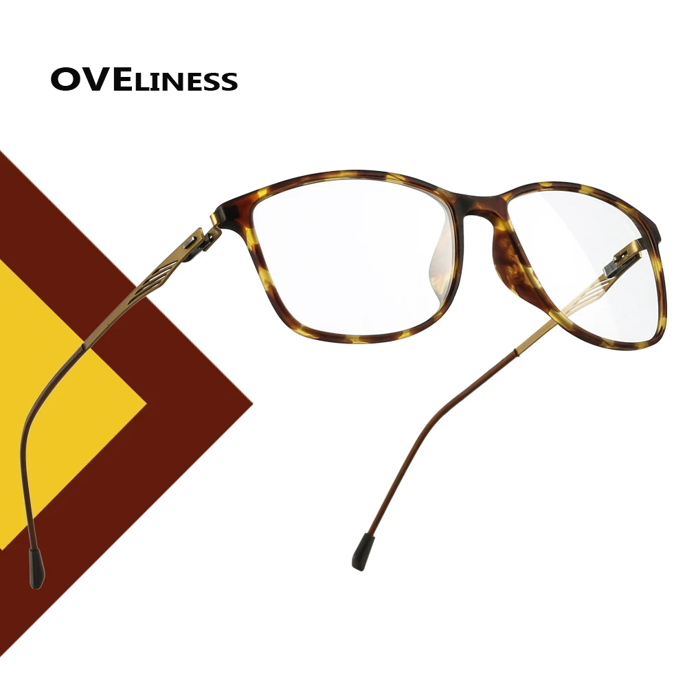 

Fashion men's eyeglasses eye glasses frame men Optical Myopia Prescription Computer glasses 2020 Square Male Metal Full eyewear