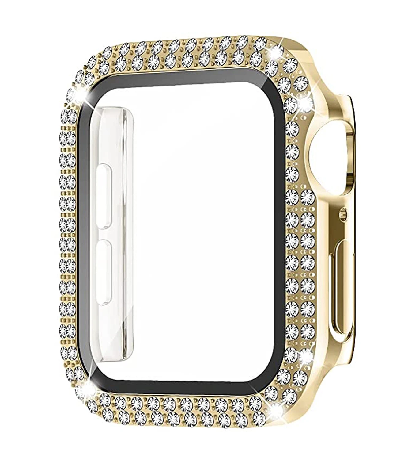 Sparkling Diamond-Embedded Tempered Glass Screen Protector