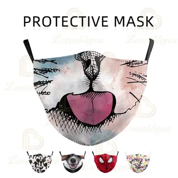 

Cotton Adult Black Mouth Face Mask Activated Carbon Filter Mouth-muffle for Men Women Fashion Unisex Masks