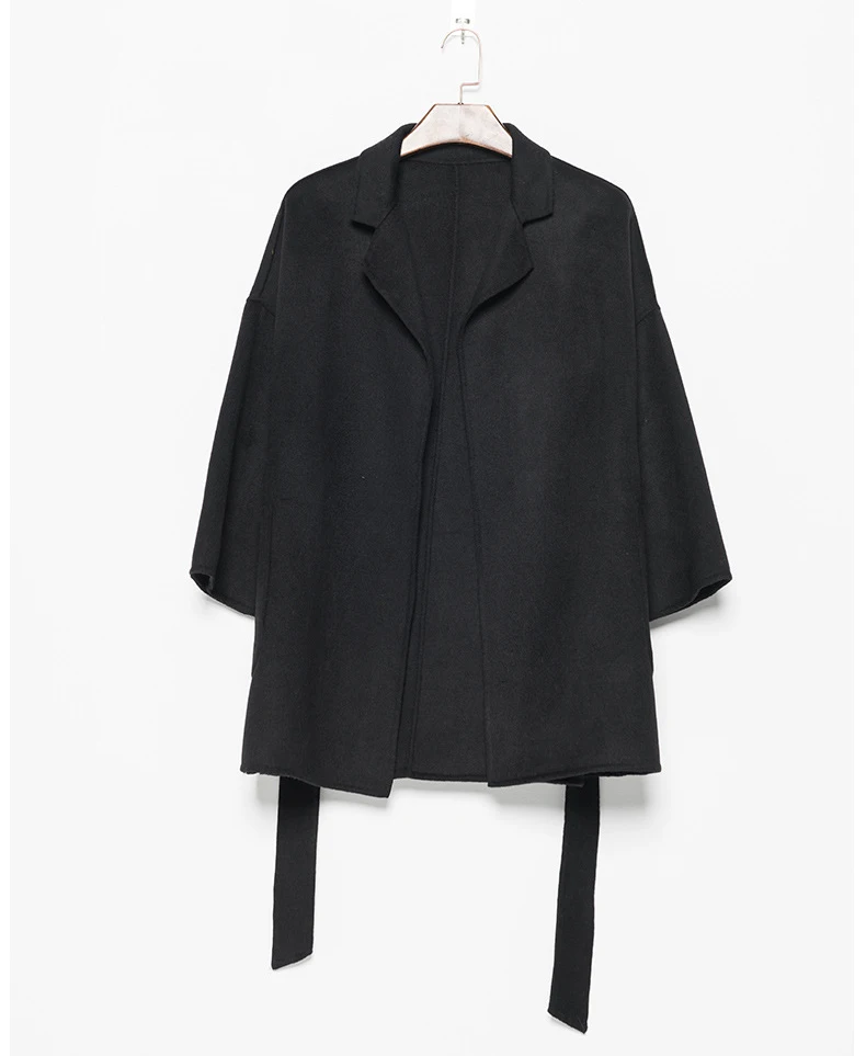 Wreeima Женское шерстяное пальто Высококачественная осенне-зимняя куртка женская тонкая шерстяная длинная кашемировая куртка куртки элегантная смесь