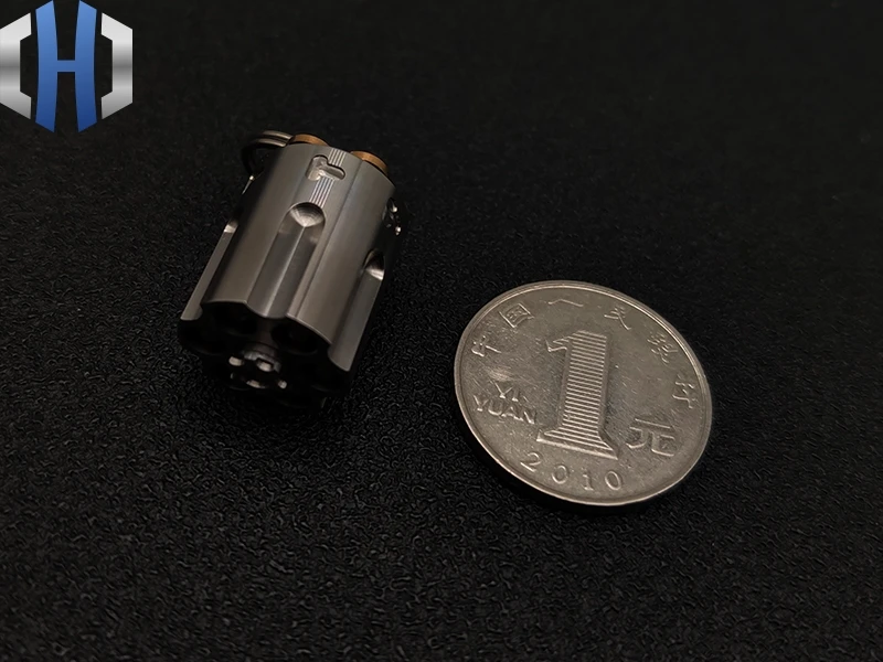 Револьвер Fingertip Гироскопический нож из титанового сплава съемный EDC для взрослых декомпрессионная игрушка