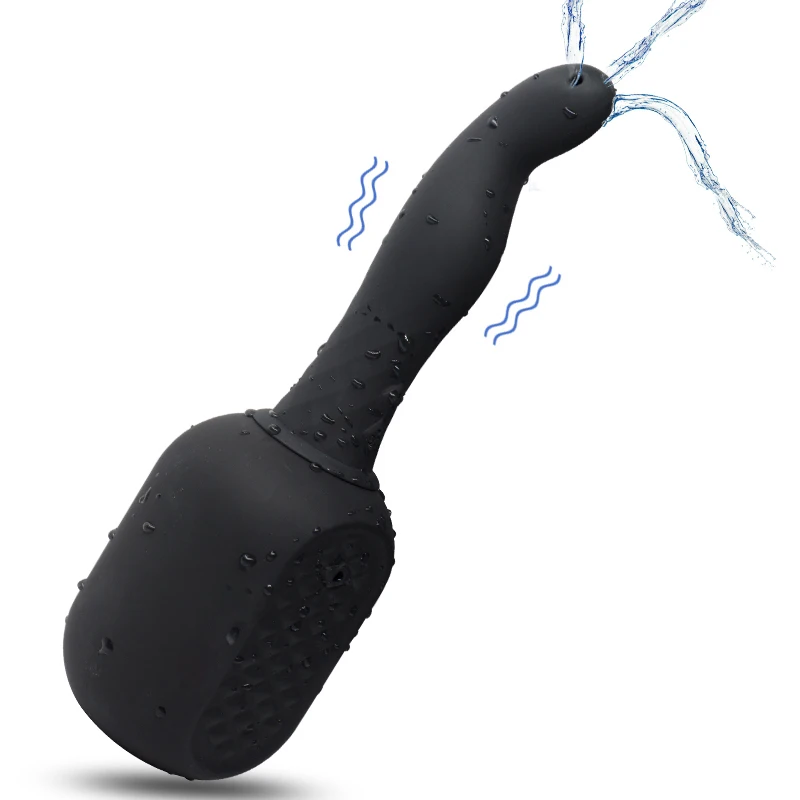 Vibration Silica Gel Enema Atrium Anal Cleaning Tube Vibration G Point Masturbation Bar Male Female Sex Adult Products Anal Plug Vibration Silica Gel Enema Atrium Anal Cleaning Tube Vibration G Point Masturbation Bar Male Female Sex Adult Products Anal Plug