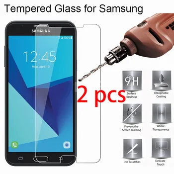 

2pcs 9H HD Screen Protector for Samsung Galaxy S7 S6 S5 S4 Mini Toughed Hard Tempered Glass Protective Glass On Galaxy S3 Neo S2