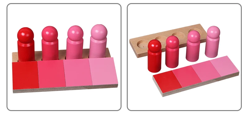 Материалы montessori детская игрушка Монтессори Цвет одинаковая Цвет сходство Сортировка детей младшего возраста, детей дошкольного возраста развивающая игрушка