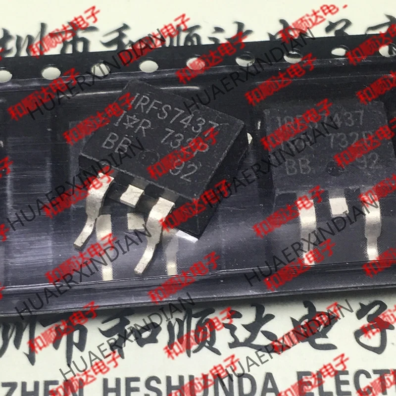 5 шт., новые оригинальные кнопки IRFS7437-263 40V 195A на