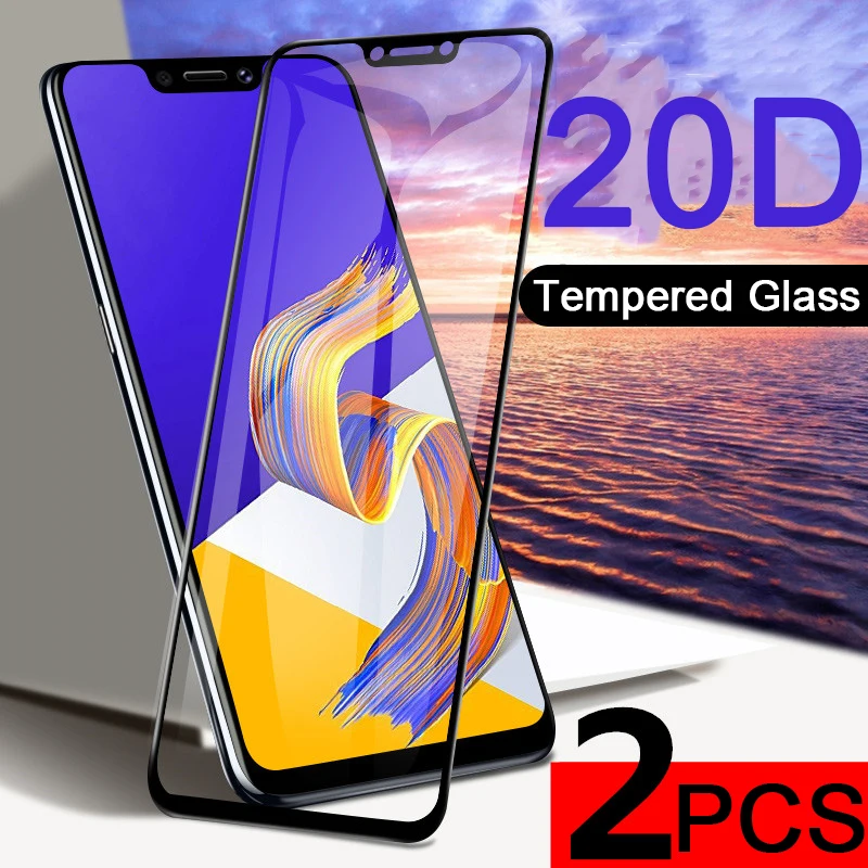 2 Pezzi Di Vetro Temperato 20D Per Asus Zenfone 5Z Zs620Kl Protezione Dello Schermo Zenfone 5 Z Zenfone5 Ze620Kl Rog Phone 3 5 Pellicola Protettiva