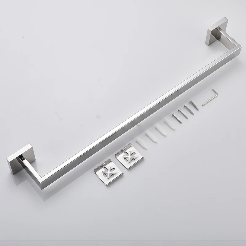 Bathroom Accessories Bathroom Hardware Chrome Robe Hook Towel Rail Bar Rack Bar Shelf Tissue Paper Holder Toothbrush Holder
