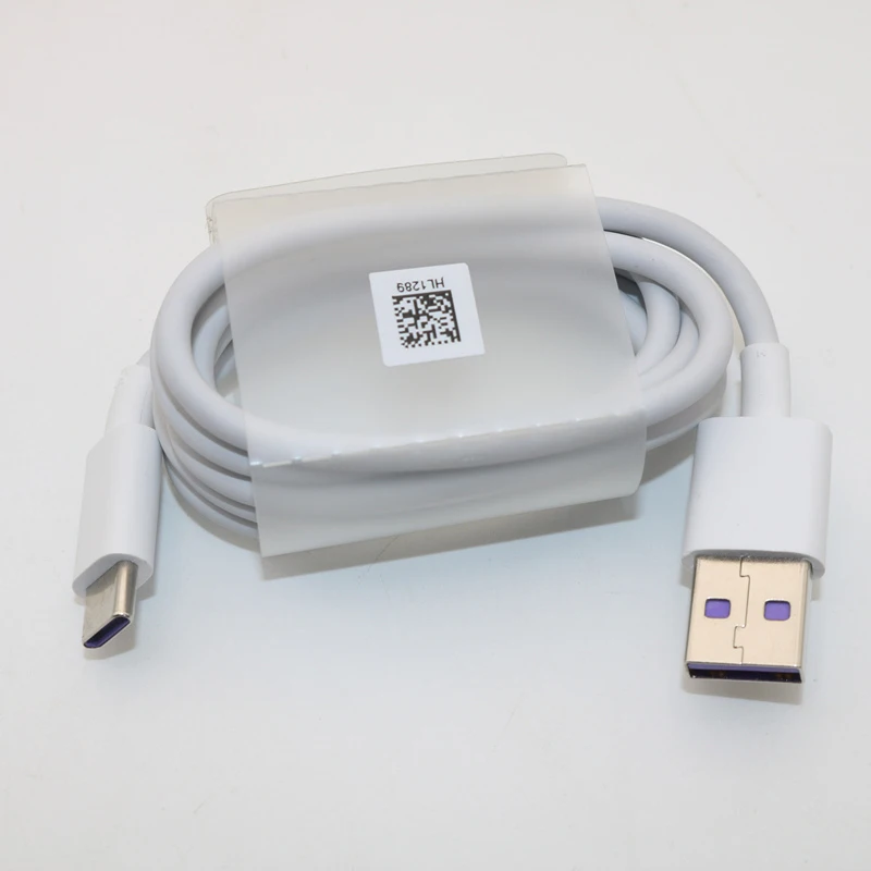 huawei 5V 4.5A USB Supercharge быстрое зарядное устройство 22,5 w адаптер 5A type C кабель для mate 20 X P30 P20 Pro P10 Plus mate 9 10 - Тип штекера: Only cable
