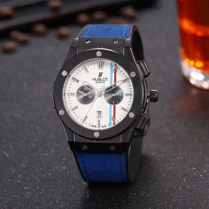 

HUBLOT Luxury Brand quartz Mens Watches Quartz Watch Stainless Steel Strap men's wristwatch classic business dress men's watch
