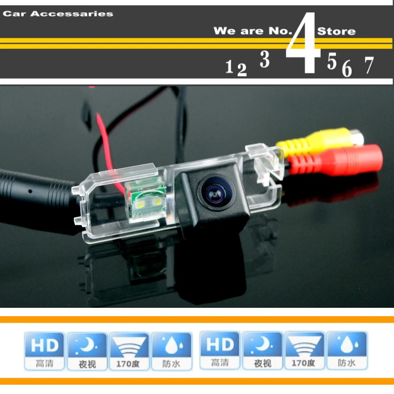 LiisleeFor Skoda Yeti 5D SUV 2010~2014 Car Camera High Quality Rear View Back Up Camera For PAL Or NTSC  CCD + RCA (6)