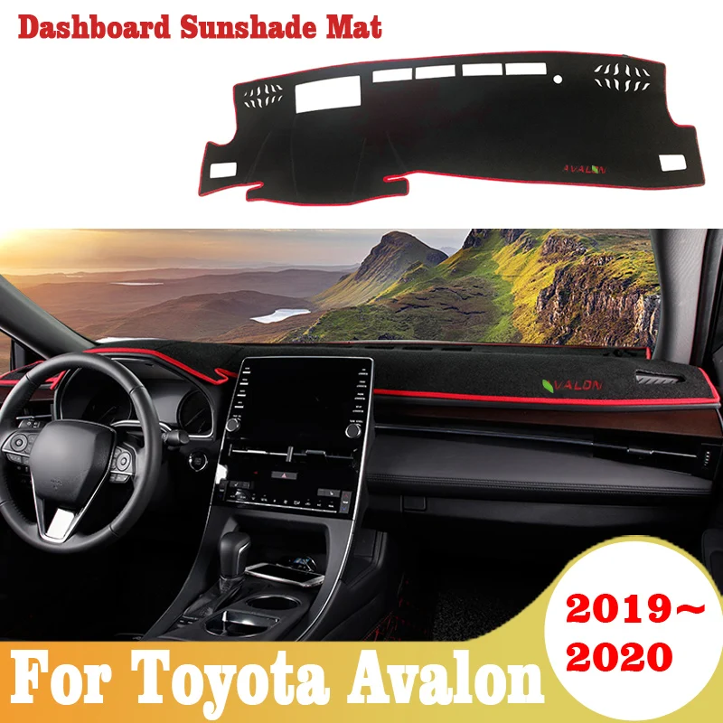 For Toyota Avalon 2019 2020 2021 2022 XX50 Car Dashboard Avoid Light Pad  Instrument Platform Desk Cover Mat Carpets Accessories - AliExpress